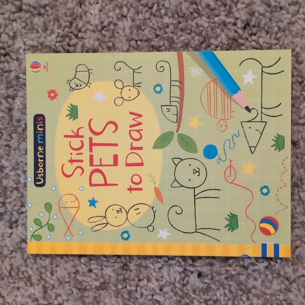 Usborne Minis How To Draw Stick People And Animals - Picture 4 of 5